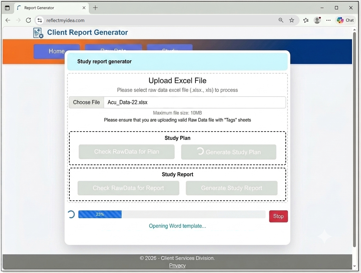 DocuGen Study Report Generator